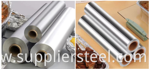 Household Silver Food Package Aluminium Foil